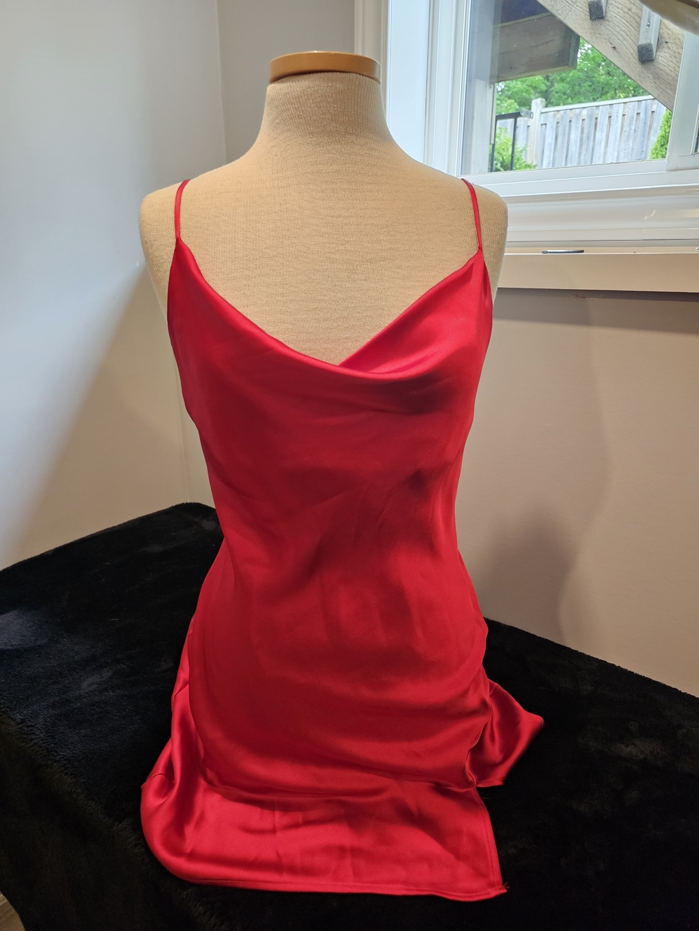 Dynamite Red Satin Slip Dress - NWT